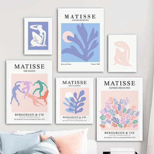 Matisse PosterArt Gallery Living Room Decorative Canvas