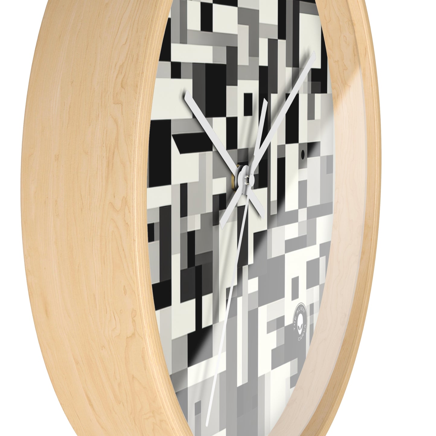 "Cityscape in Analytical Cubism" - The Alien Wall Clock Analytical Cubism