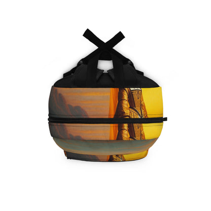 "Golden Twilight in the Italian Gondola" - The Alien Backpack Renaissance Art Style