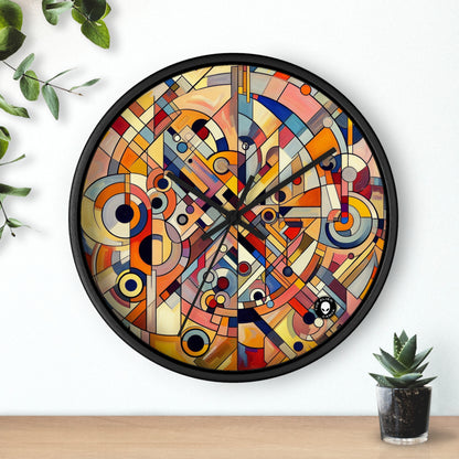 Caos y armonía: una danza visual - El reloj de pared alienígena Arte abstracto