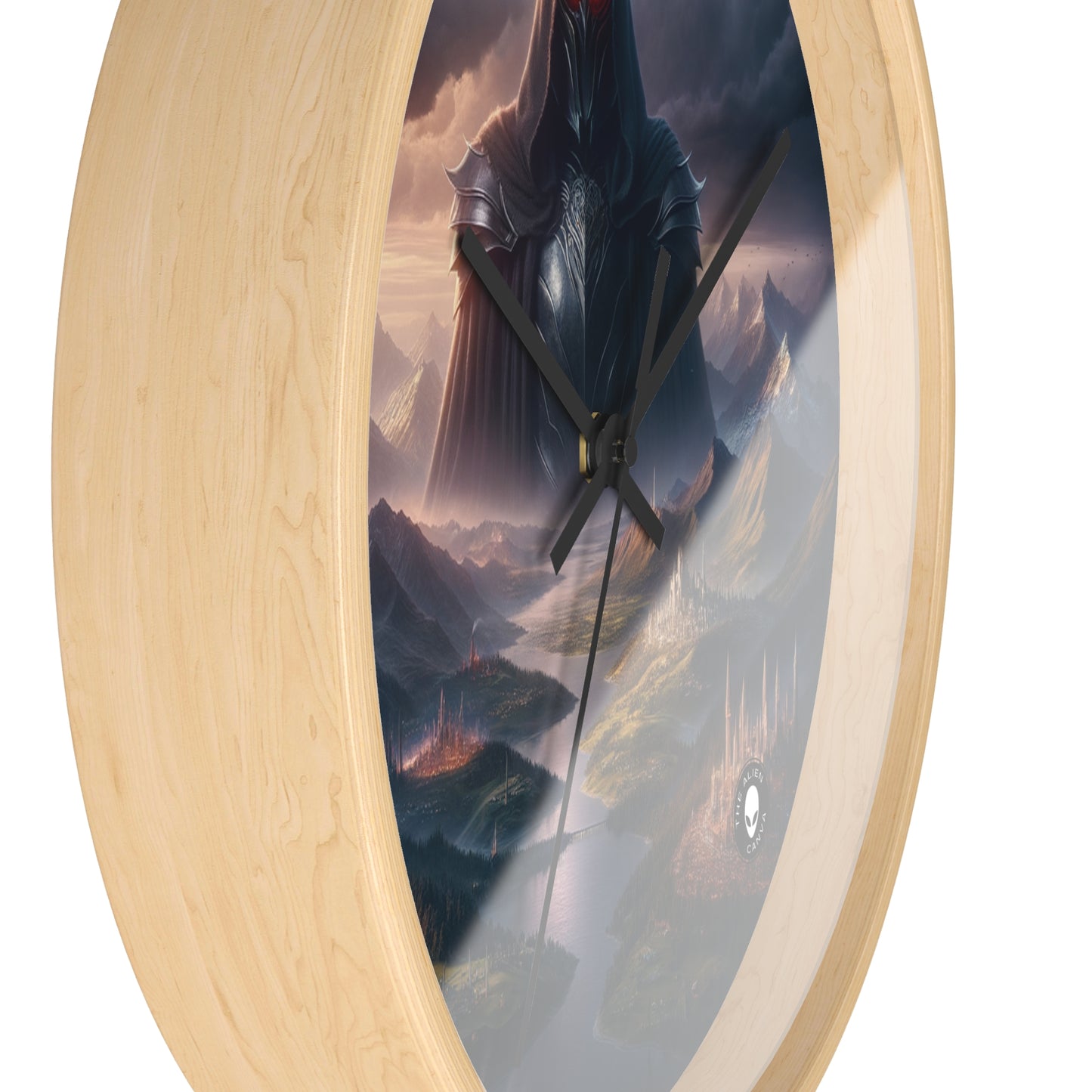 "La Réclamation de Sauron : L'Obscurcissement de la Terre du Milieu" - L'Horloge Murale Alien