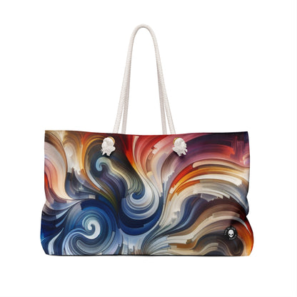 "Nature's Tranquil Symphony: A Lyrical Abstraction Masterpiece" - The Alien Weekender Bag Lyrical Abstraction