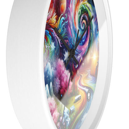 "Chronicles of Change: A Timeless Tapestry" - The Alien Wall Clock