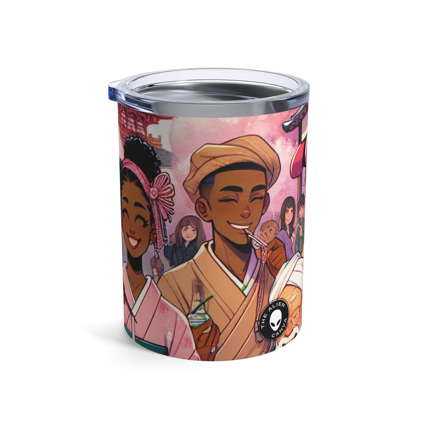 "Brush of Wonders: An Artist's Awakening" - The Alien Tumbler 10oz Manga/Anime Art