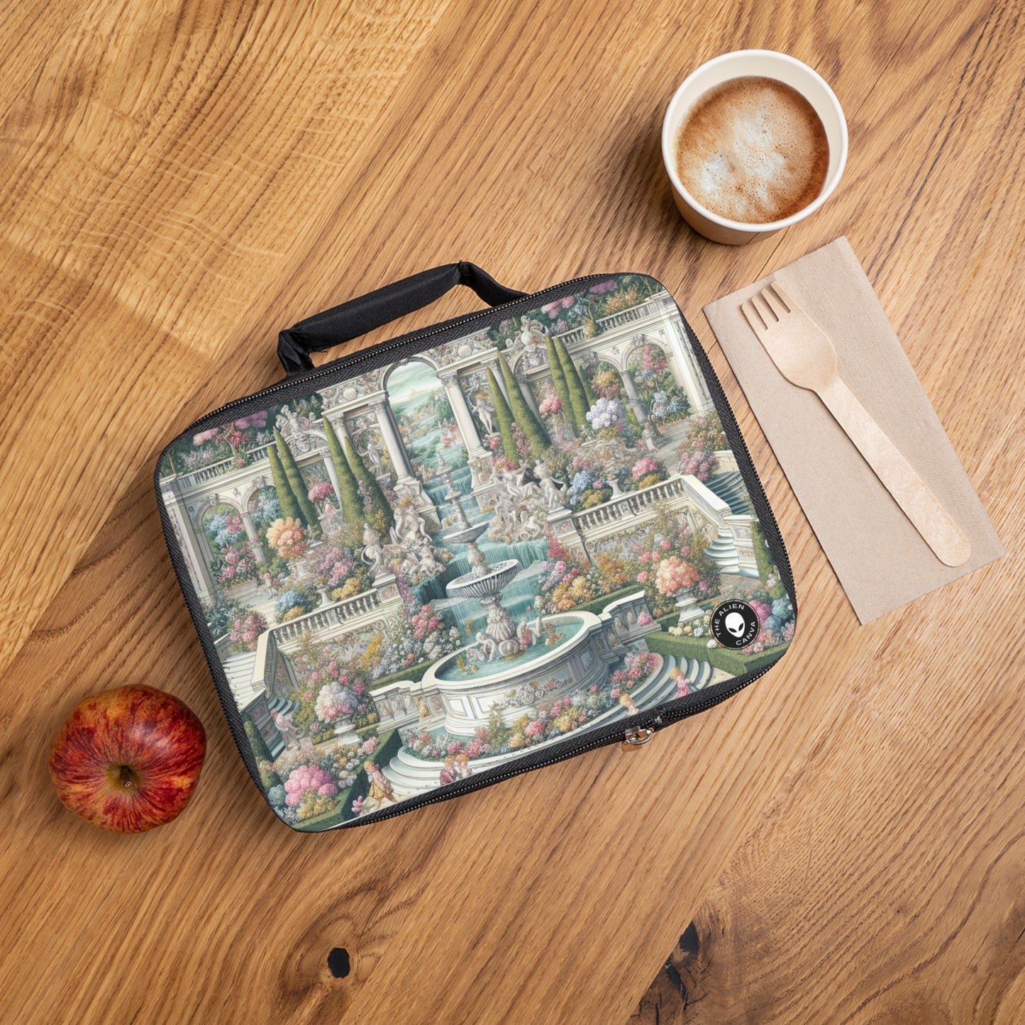 "Garden Elegance: A Rococo Affair" - The Alien Lunch Bag Rococó