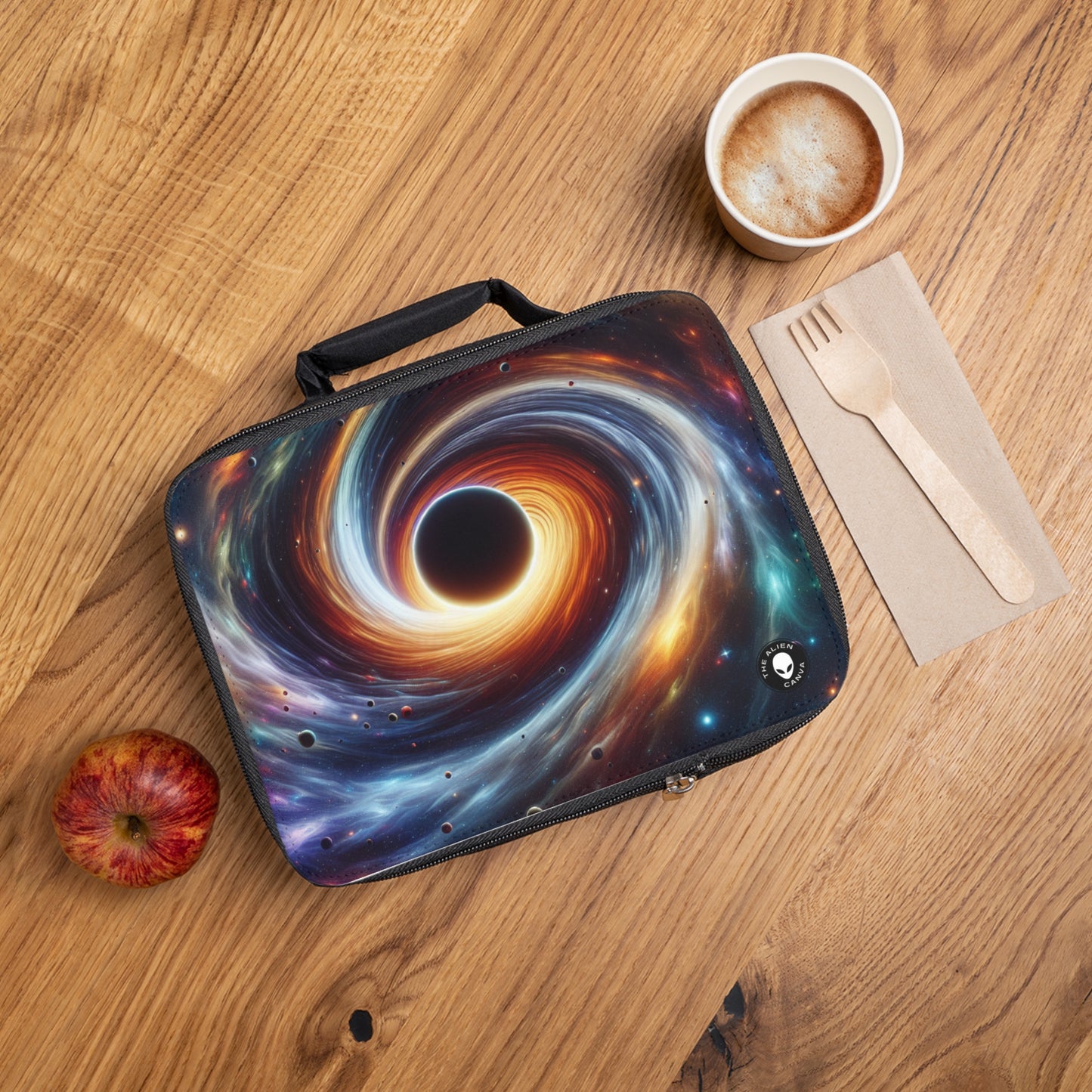 « Vortex galactique : la danse colorée des étoiles et des planètes » – Le sac à lunch Alien