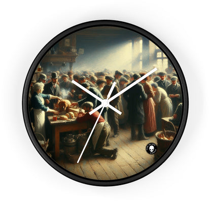 Title: "Conversations for Change" - The Alien Wall Clock Social Realism