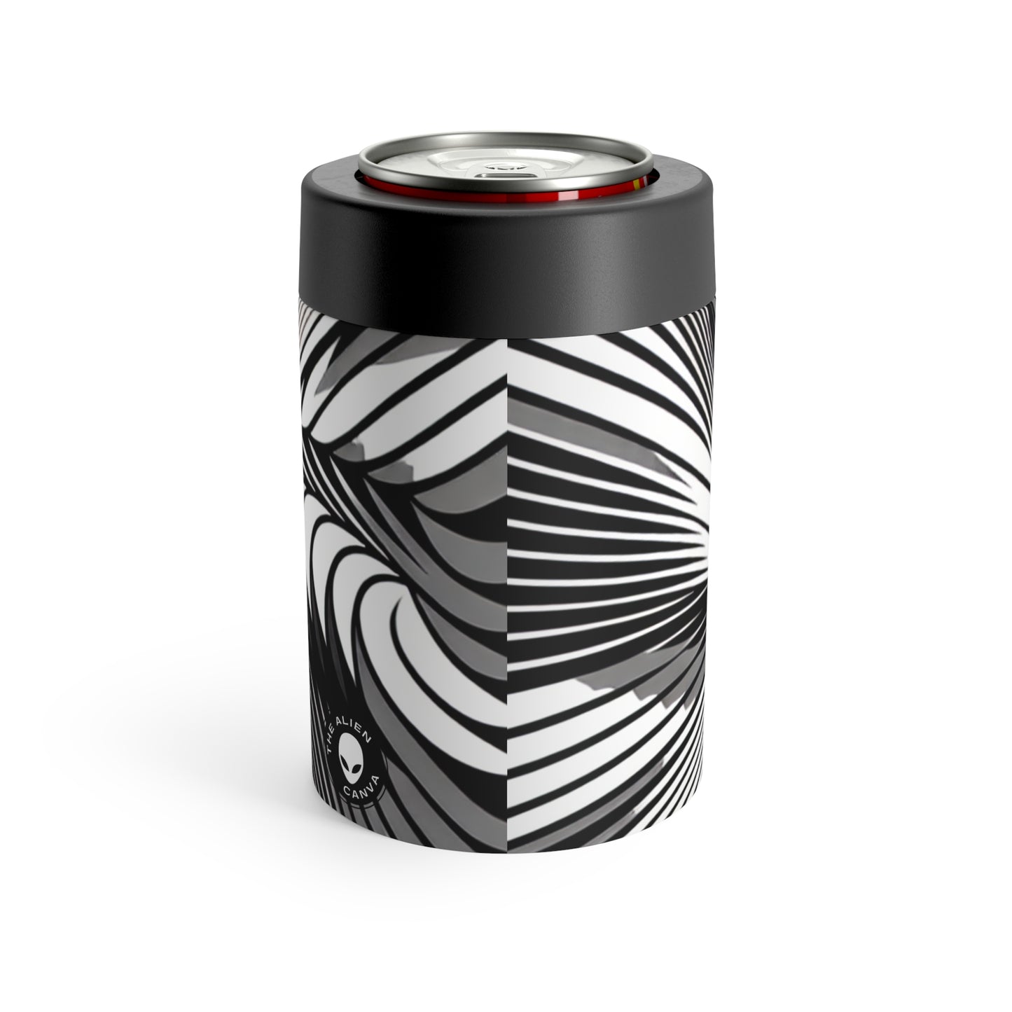 "Motion Embodied : Explorer l'illusion dynamique à travers l'Op Art" - The Alien Can Holder Op Art