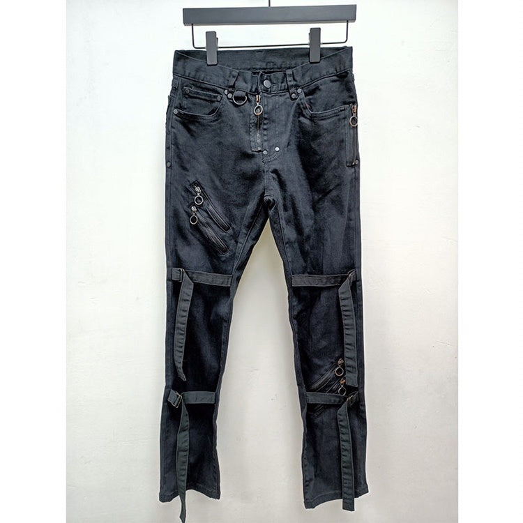 Pantalon High Street Slim Heavy multi-zip pour hommes