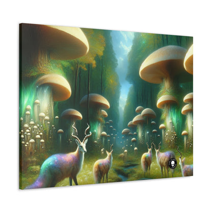 « Mystical Mushroom Grove » - La Toile Alien