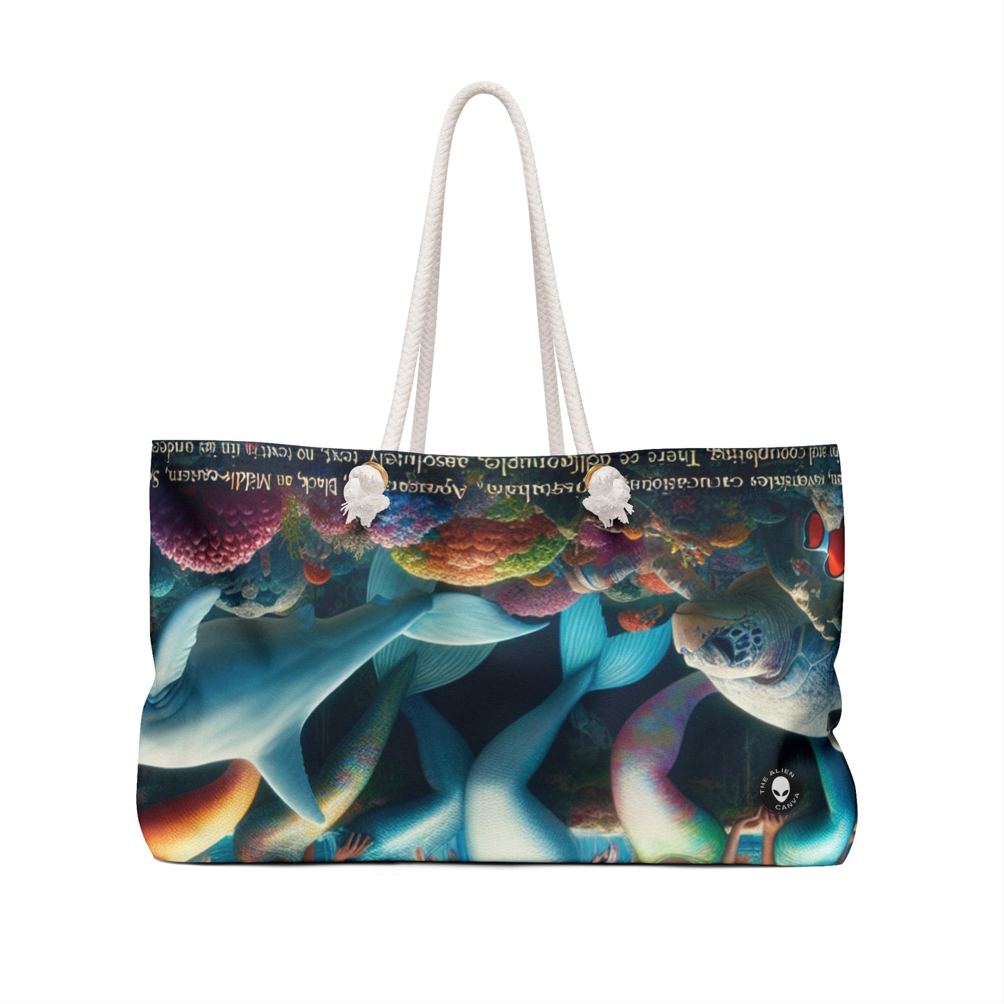 "Dive into the Enchanted Abyss: A Mermaid's Paradise" - The Alien Weekender Bag