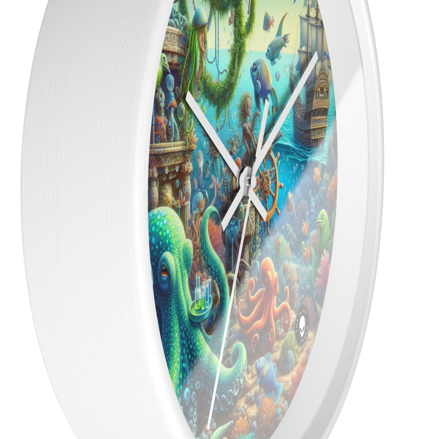 "Underwater Fiesta" - The Alien Wall Clock