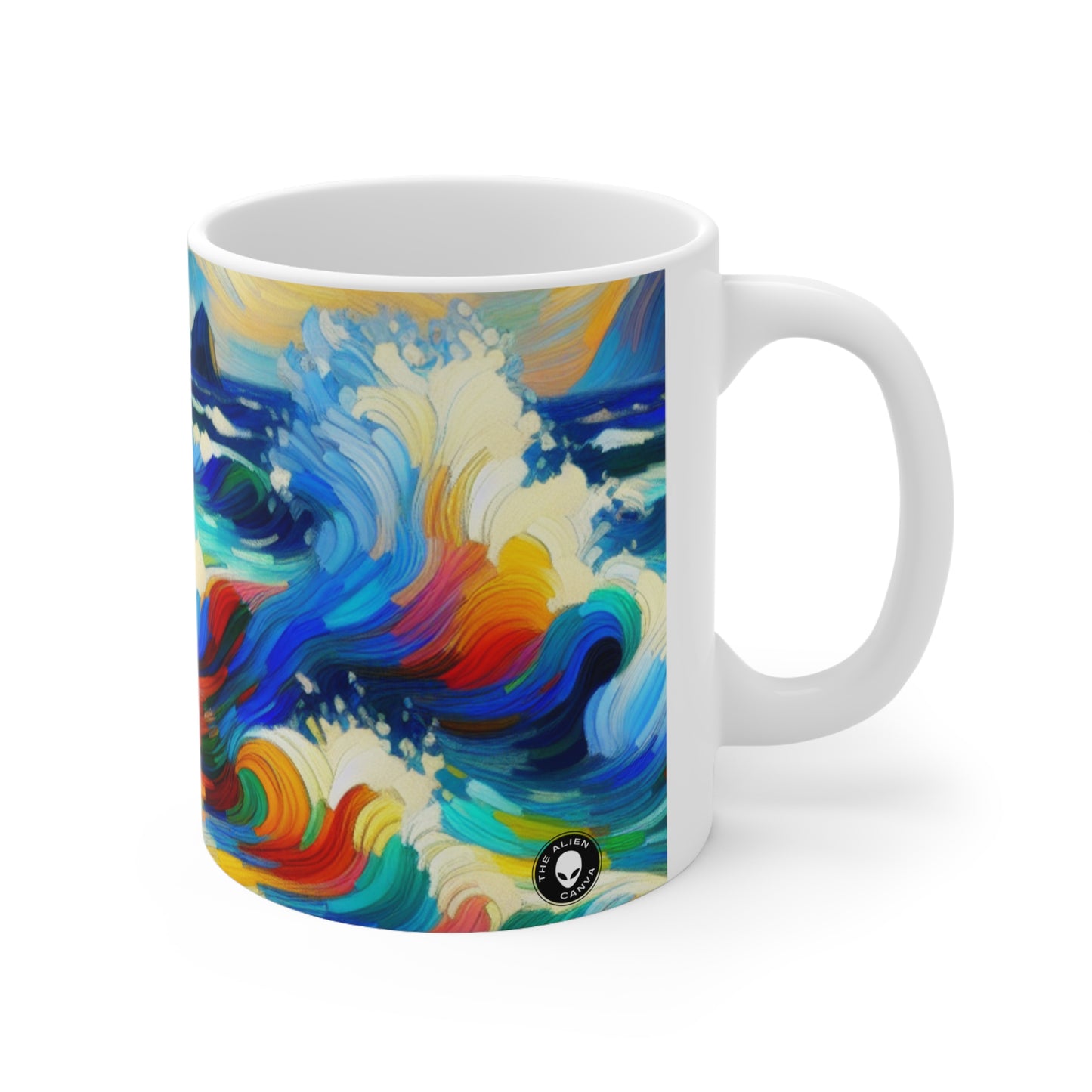 "The Fauvist Shore" - La tasse en céramique Alien 11oz Fauvisme