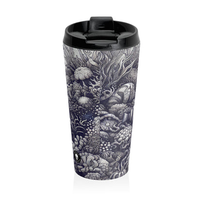 "Underwater Enchantment: The Hidden Treasure" - The Alien Stainless Steel Travel Mug