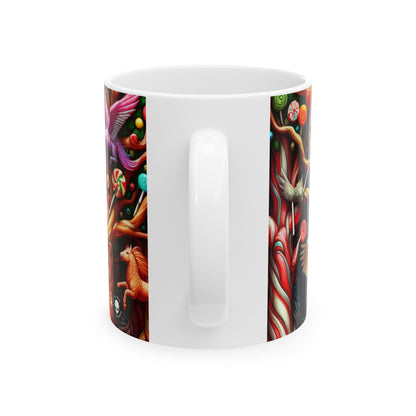 « Sweet Forest Whimsy » – La tasse en céramique Alien 11 oz