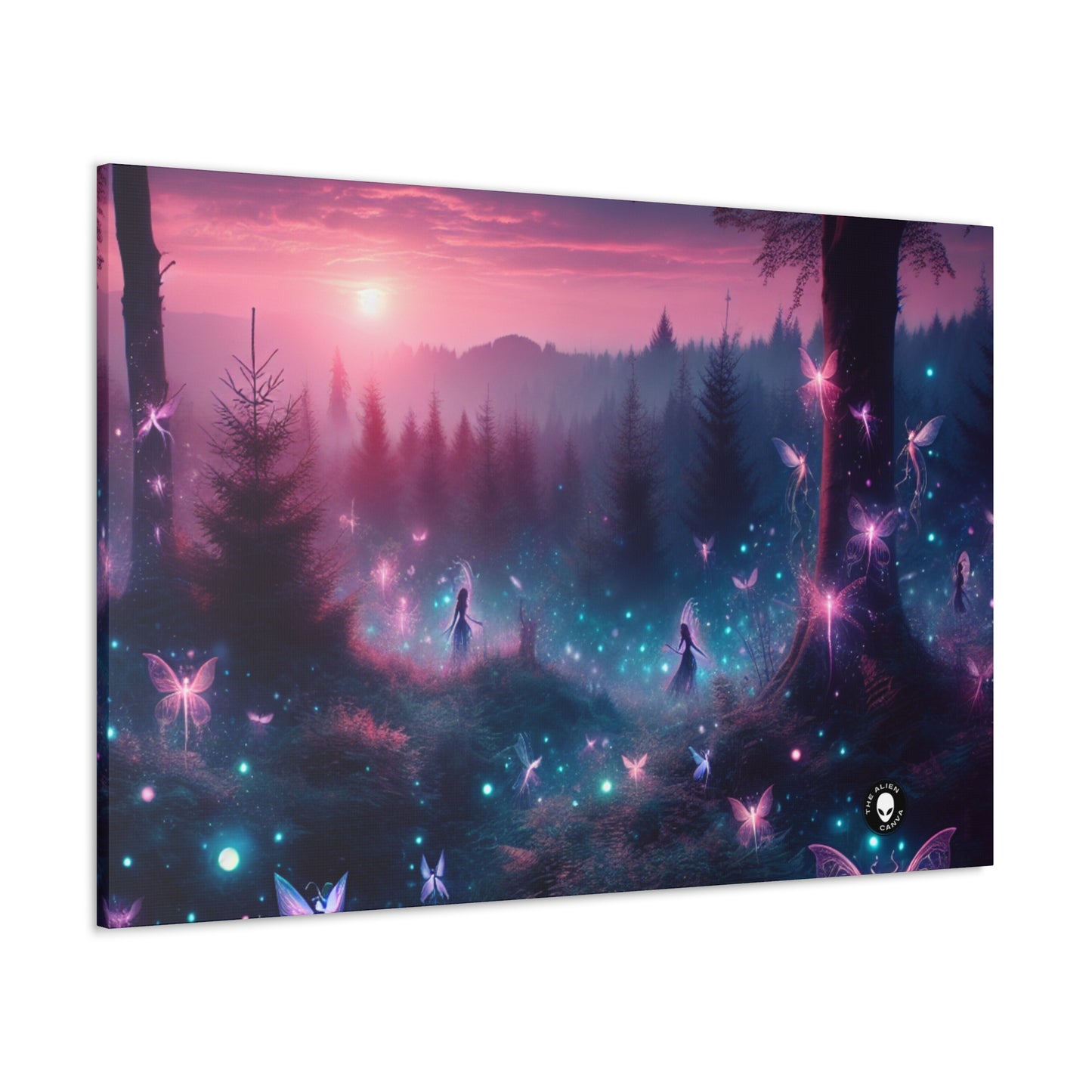 Enchanted Firefly Forest - The Alien Canva