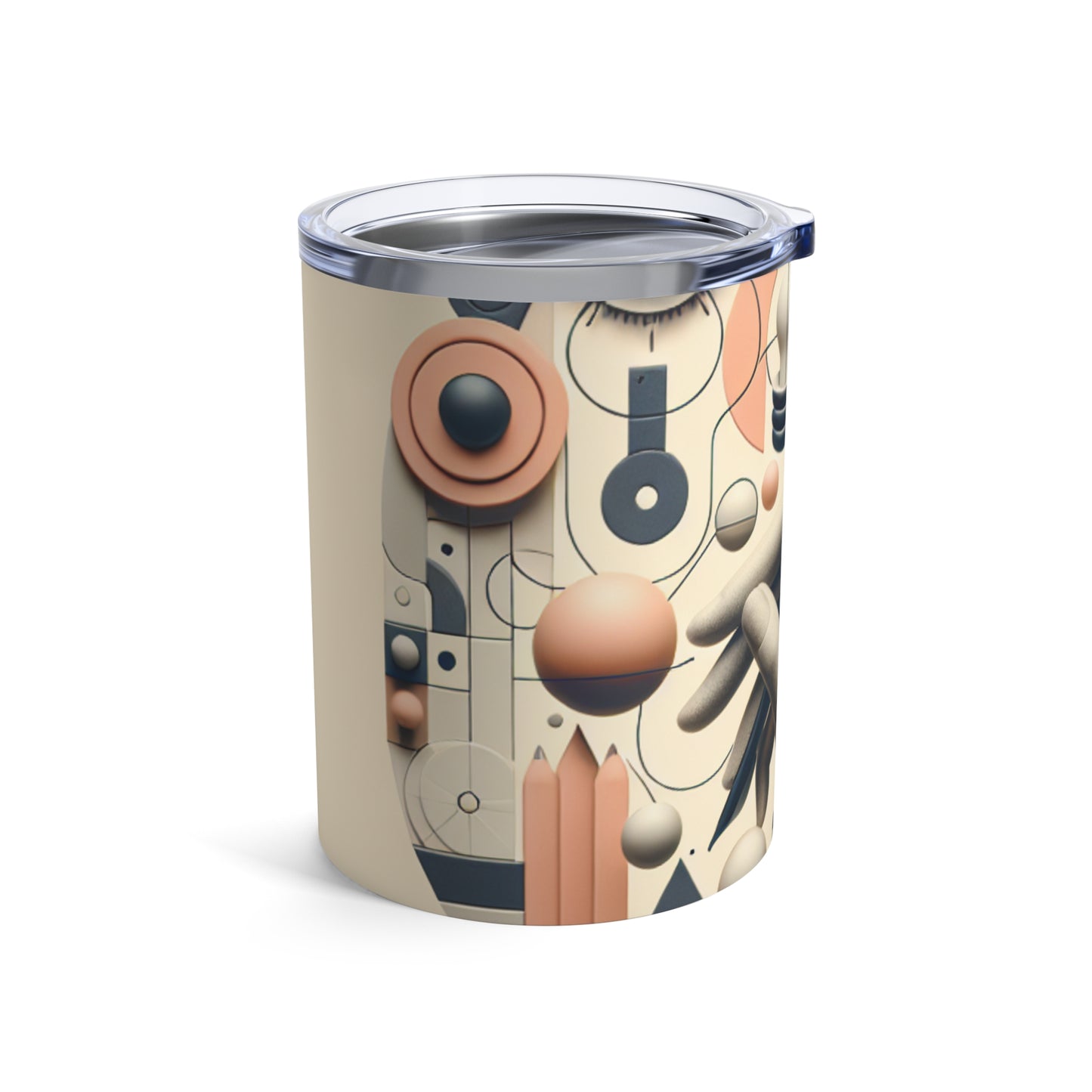 "Tech-Nature Fusion: An Artistic Exploration" - The Alien Tumbler 10oz Conceptual Art