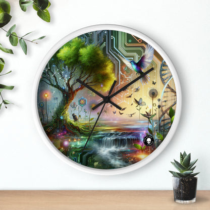 "Fusión tecno-natural: el futuro del bioarte" - The Alien Wall Clock Bio Art