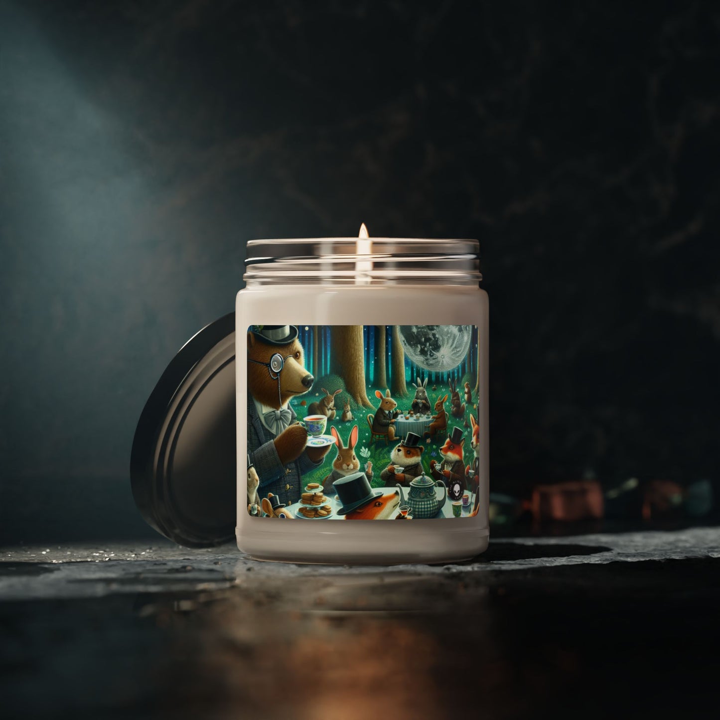 "Enchanted Moonlit Tea Party in the Forest" - The Alien Scented Soy Candle 9oz