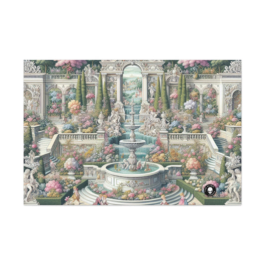 "Garden Elegance: A Rococo Affair" - The Alien Canva Rococo