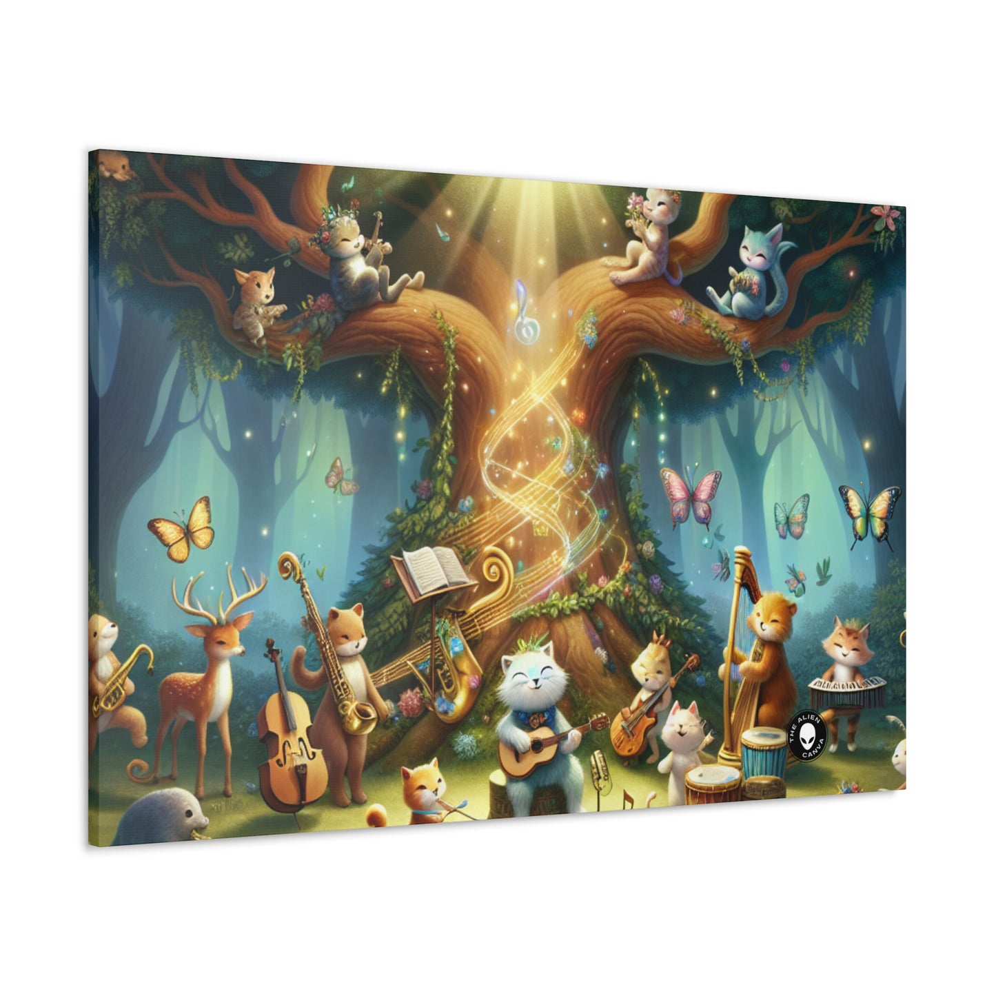 "Enchanted Forest Jam" - L'Alien Canva