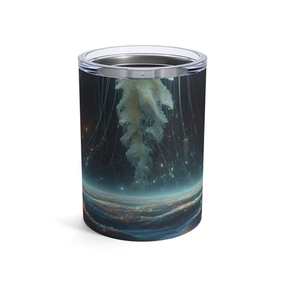 Paisaje onírico de medusas: vaso extraterrestre de 10 oz