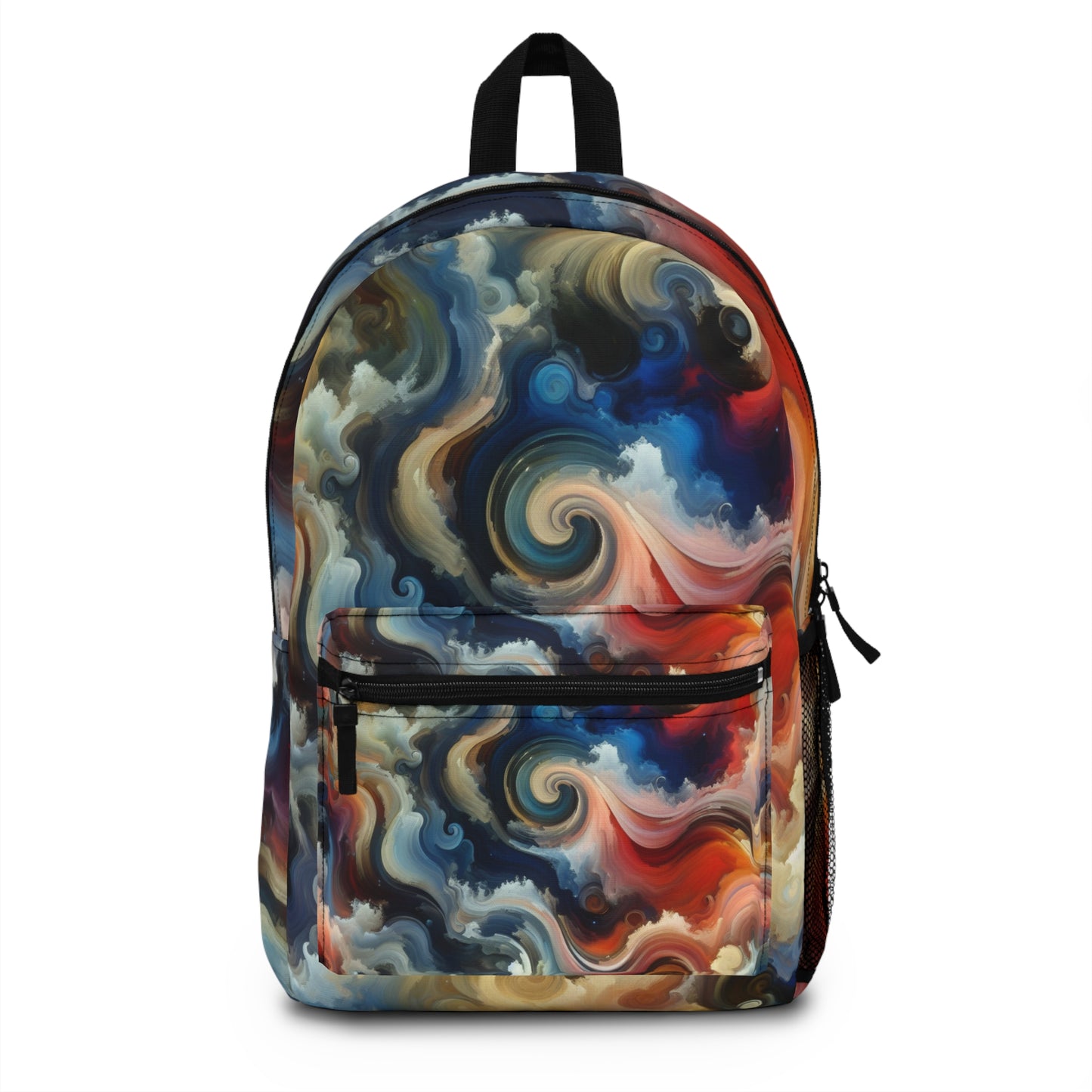 "Chaotic Balance: A Universe of Color" - The Alien Backpack Abstract Art Style
