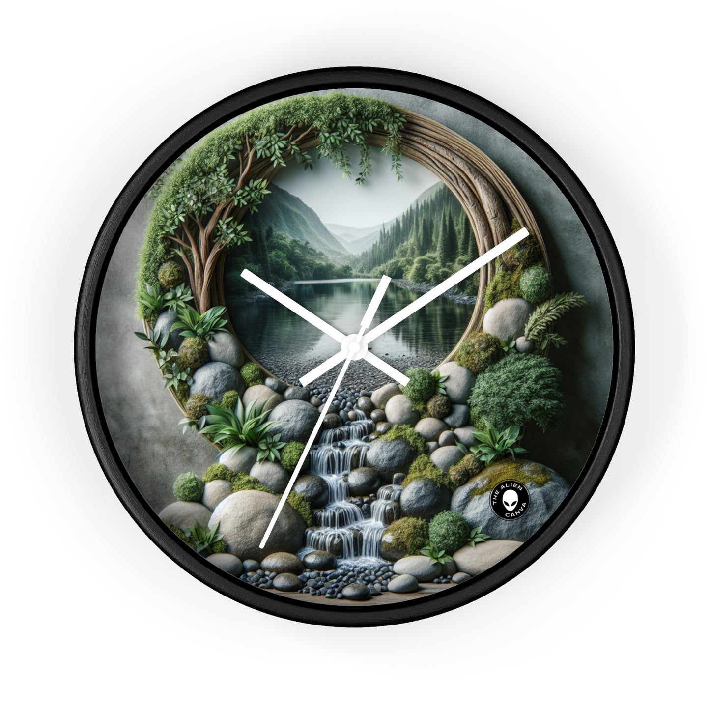 "Eco-Unity: A Multi-Sensory Sculptural Journey" - The Alien Wall Clock Environmental Sculpture