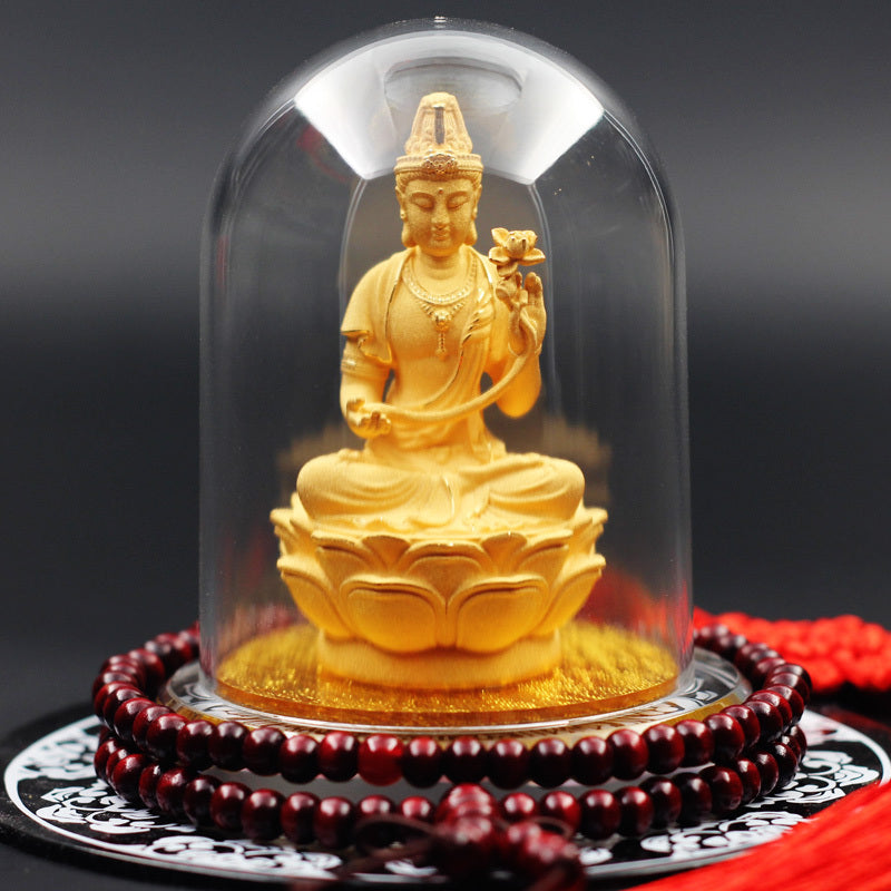 Buddha statue car decoration