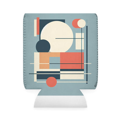 "Minimalistic Serenity: Tranquil Sunset Reflections" - The Alien Can Cooler Sleeve Minimalism