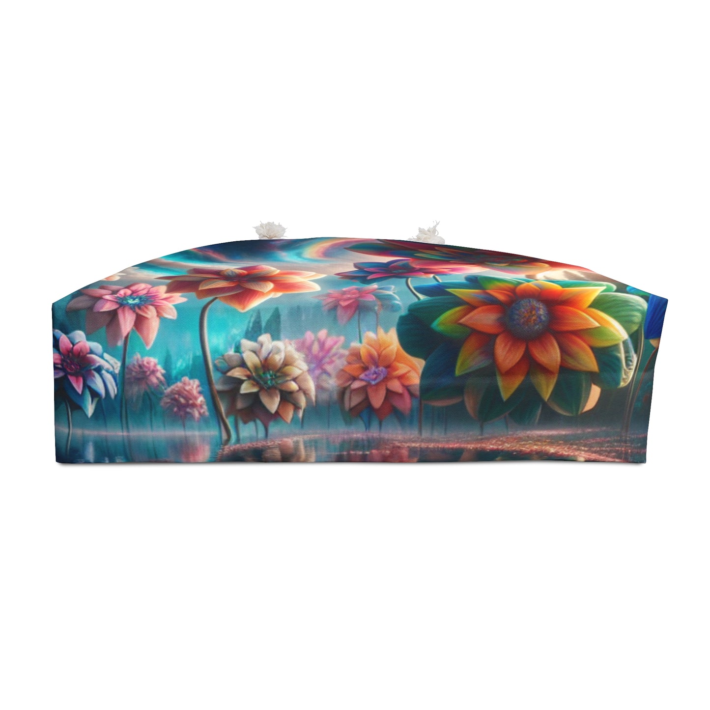 "Enchanted Waters: A Floral Dreamland" - The Alien Weekender Bag