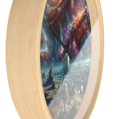 "Exploring the Celestial Realm" - The Alien Wall Clock