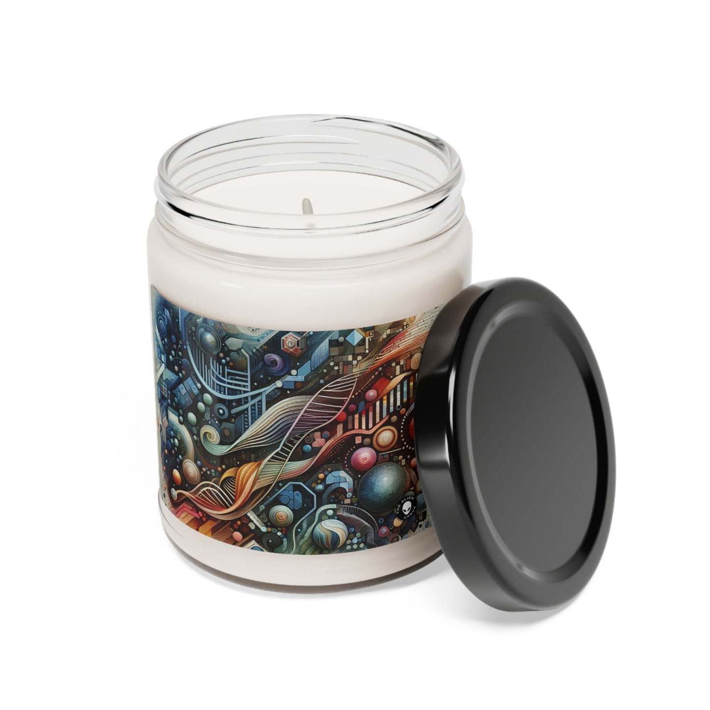 "Bio-Futurisme : Art inspiré des ailes de papillon" - La bougie de soja parfumée Alien 9oz Bio Art