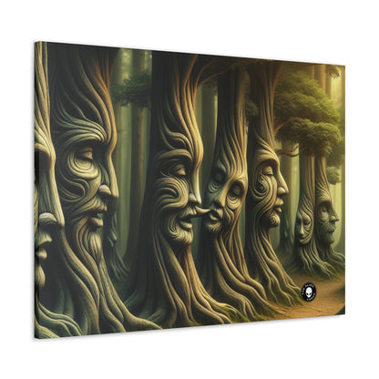 "Whispering Trees: Secrets of the Mystic Forest" - The Alien Canva