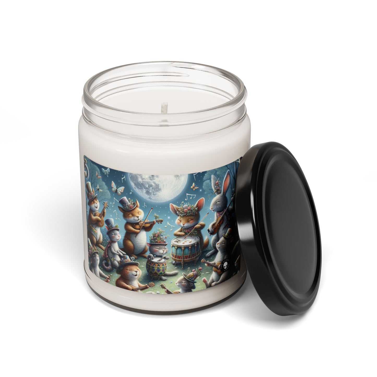 "Moonlit Melodies in the Enchanted Forest" - The Alien Scented Soy Candle 9oz