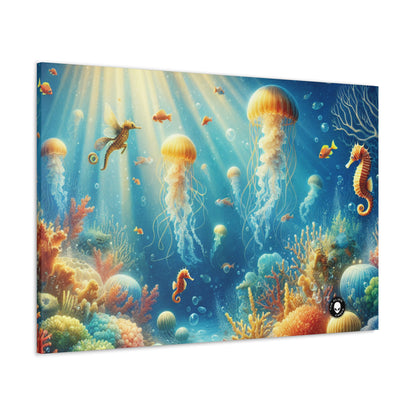 "Sunlit Serenity: A Magical Underwater Realm" - The Alien Canva