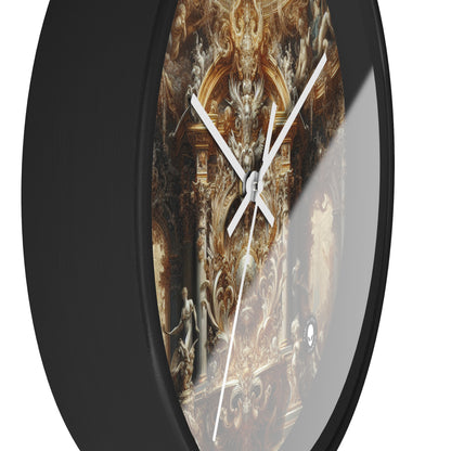 "Baroque Banquet: A Feast of Opulence" - The Alien Wall Clock Baroque