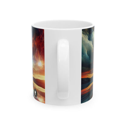 Galactic Reflections - Tasse en céramique Alien 11 oz