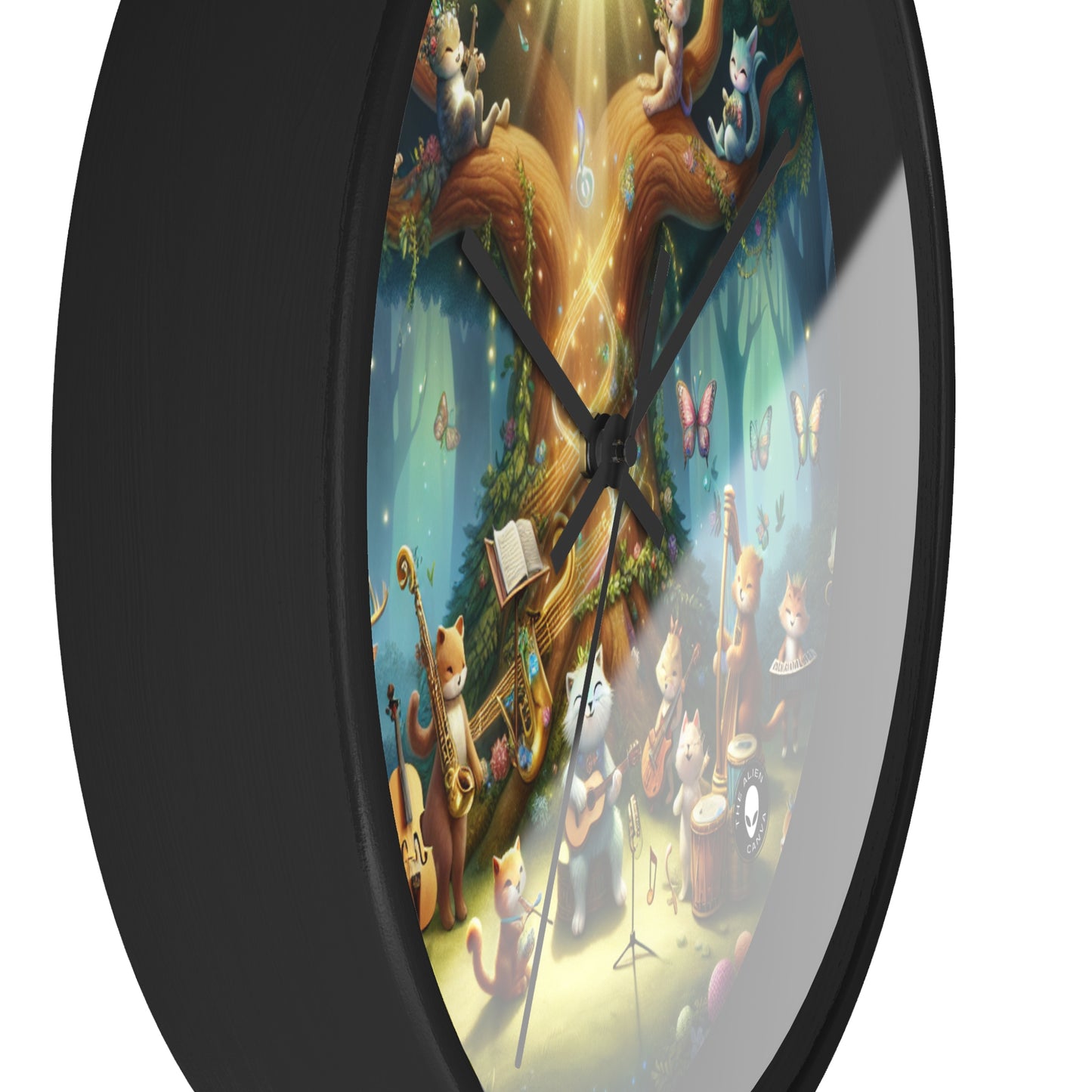 "Enchanted Forest Jam" - The Alien Wall Clock