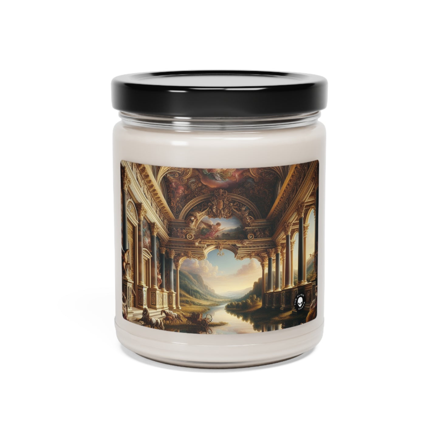 "A Neo-Renaissance Odyssey: A Modern Panorama" - The Alien Scented Soy Candle 9oz Renaissance Art