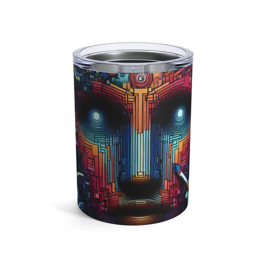 "Forêt enchantée : un chef-d'œuvre de l'art numérique" - The Alien Tumbler 10oz Digital Art