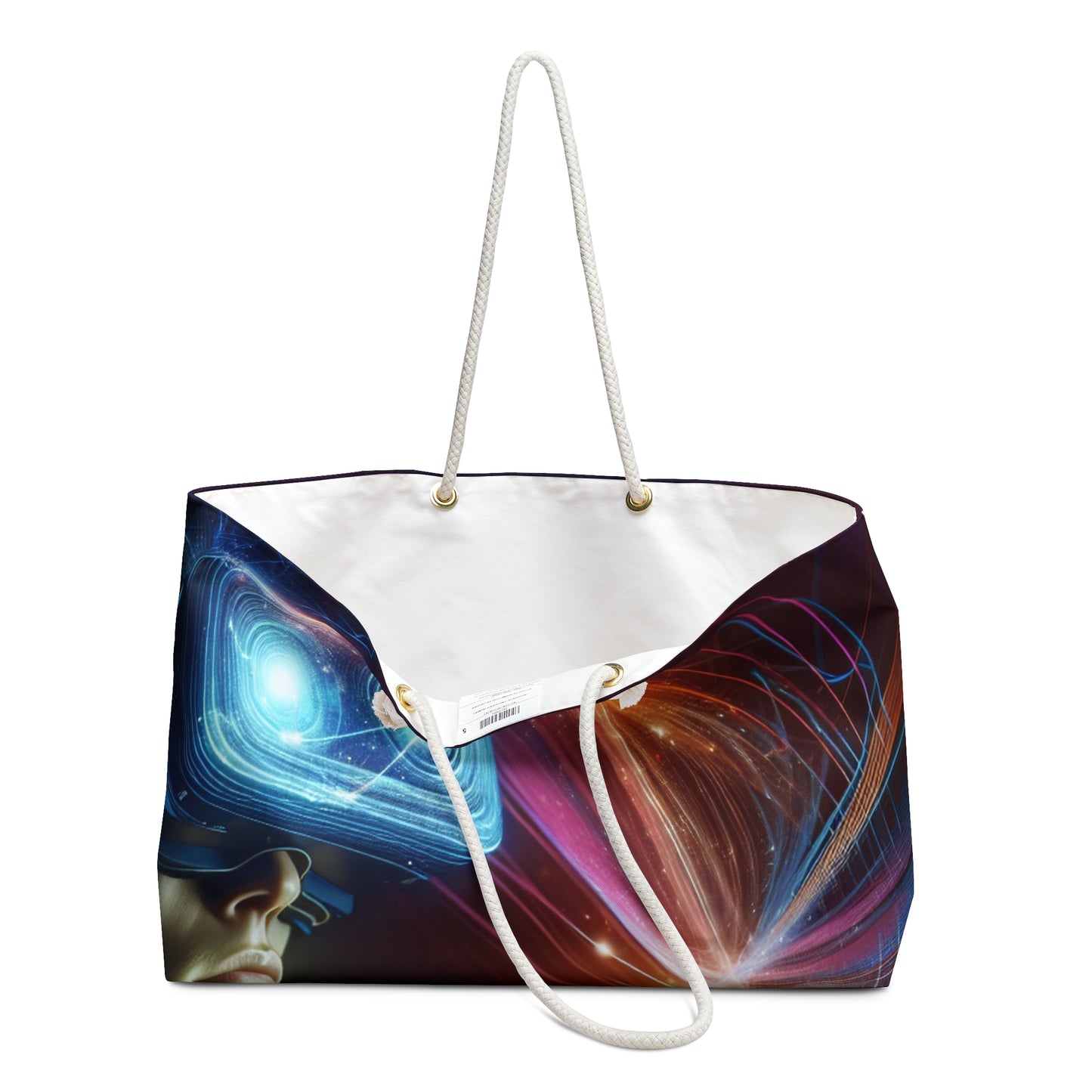 "Realmscape: An Infinite Virtual Odyssey" - The Alien Weekender Bag Virtual Reality Art