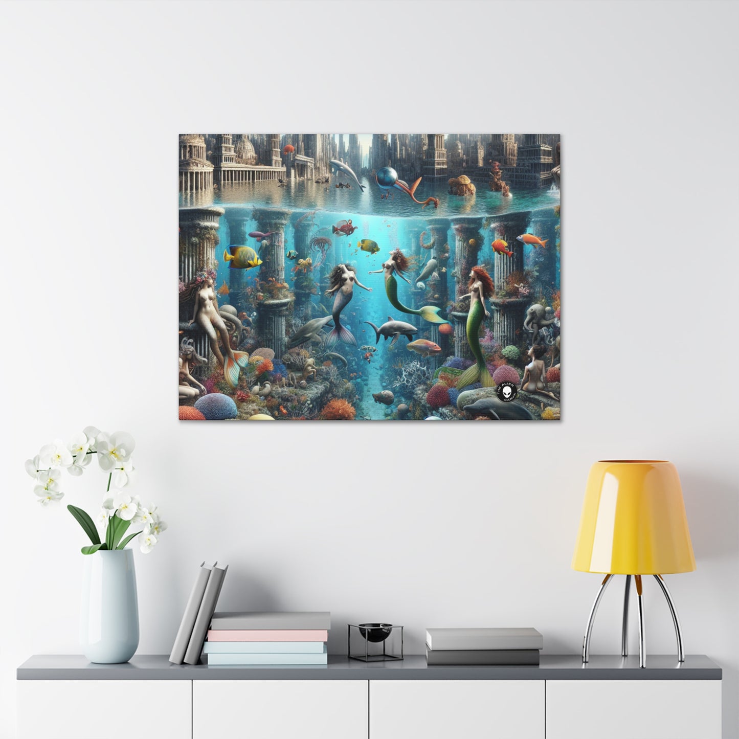 "Seascape Serenity: An Underwater Haven" - The Alien Canva