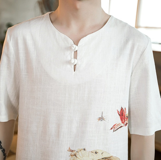 Printed short sleeve