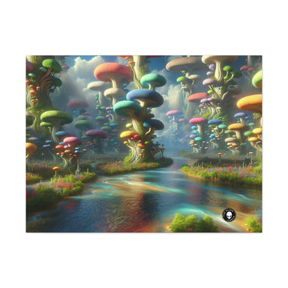 "Mystical Mushroom Wonderland" - The Alien Canva