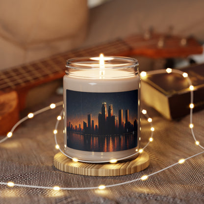 "The City Aglow" - The Alien Scented Soy Candle 9oz Post-Impressionism Style