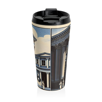 "Neoclassical Urban Elegance" - The Alien Stainless Steel Travel Mug Neoclassicism