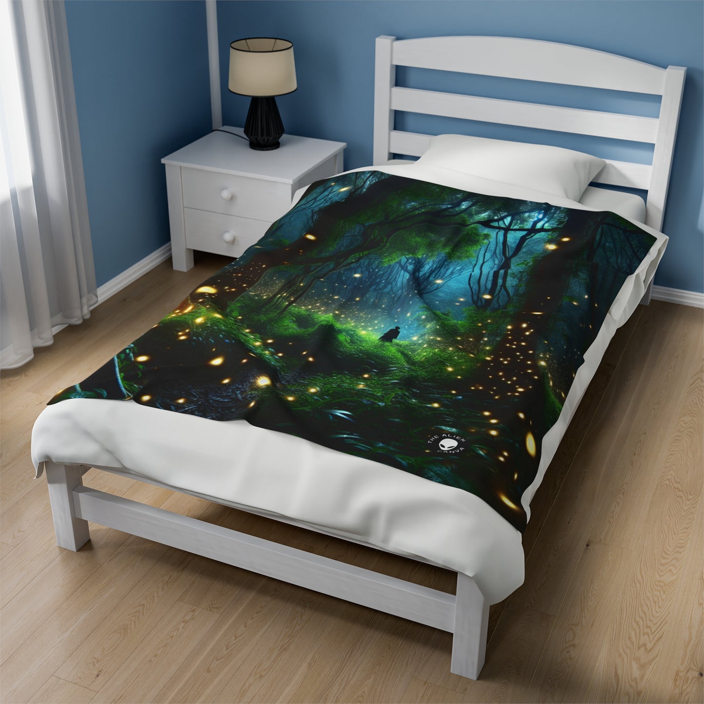 "Enchanted Night" - The Alien Velveteen Plush Blanket