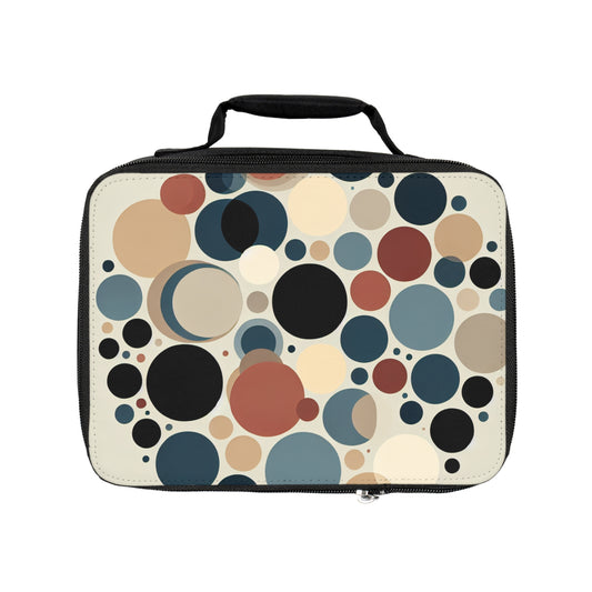 "Cercles entrelacés : une approche minimaliste" - Le style minimaliste du sac à lunch Alien