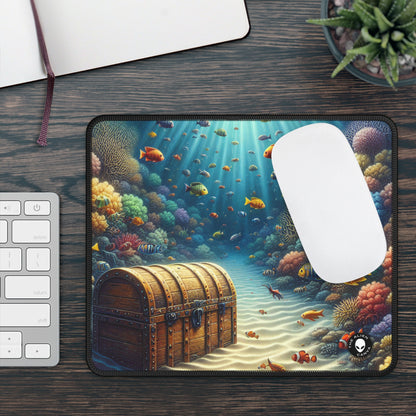 "Beneath the Waves: Treasure in the Coral Reef" - The Alien Gaming Mouse Pad